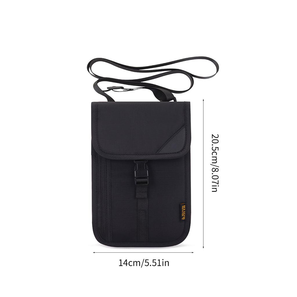 Portable Travel Wallet Securely Holds Tickets and Cash Phone Pouch Shoulder Bag Must Have for Women and Men