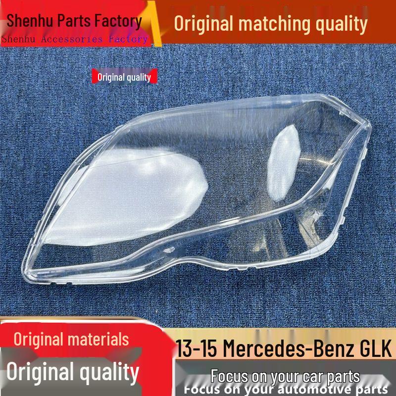 Compatible Headlight Cover for Mercedes-Benz GLK260/GLK300 (2013-2015) - Transparent Front Cover 1 piece