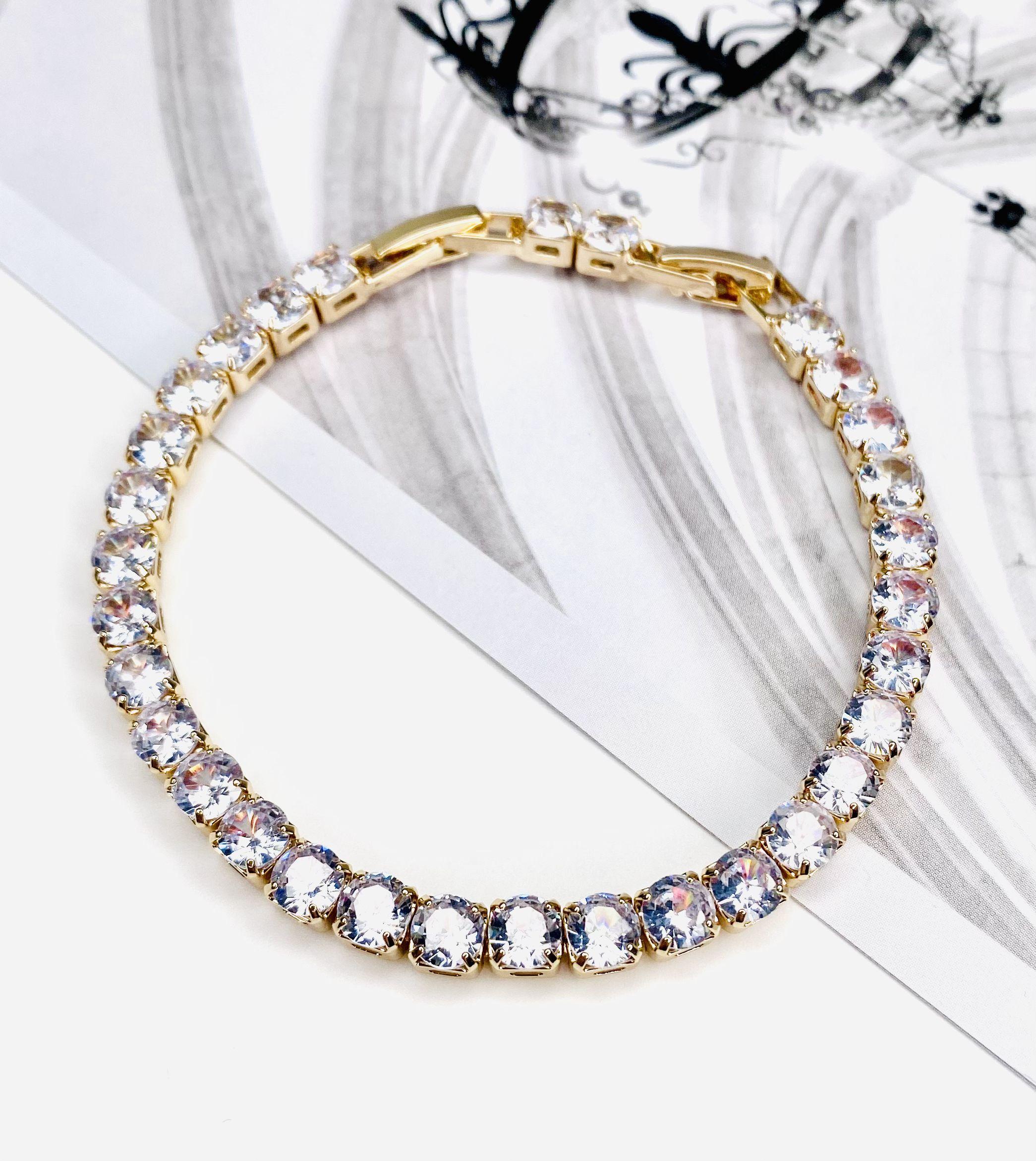 

Adjustable Pull-string Zircon Bracelet Fashionable Bracelet One Size