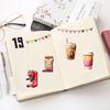 50Pcs/Set Coffee Lovers Sticker Self-adhesive Waterproof PVC DIY Phone Cover Cup Luggage Skateboard Laptop Scrapbook Graffiti Decal Kit