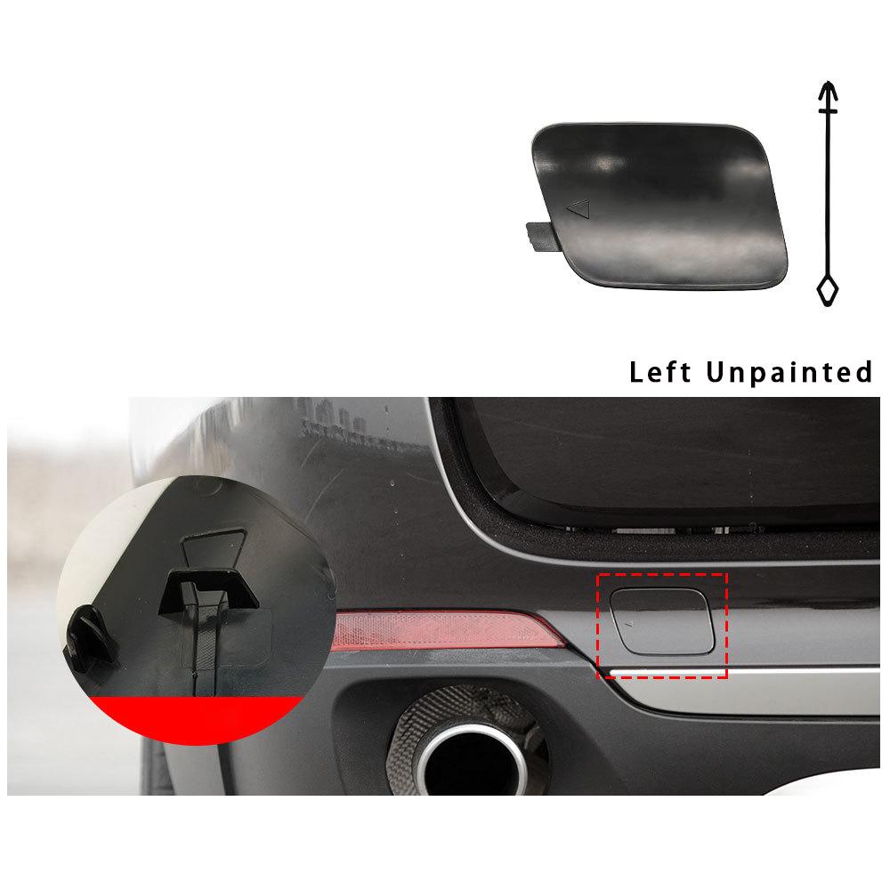 Для BMW X5 Крышка буксировочного крюка заднего бампера F15 Крышка отверстия буксировочного крюка заднего бампера 51127378573 2013-2018 Left Unpainted