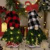 Creative Christmas Tree Gnome Figurine With Illuminated Nordic Forest Design For Festive Holiday Decor