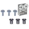 3Pairs Screws for DIY Speakers Open Reel Tape Screws Metal Material Male And Female Screws