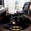 1pc Batman Logo Office Round Area Rug, Under Office Chairs Bedroom Living Room Home Decor, Room Deco, Available in Various Sizes095