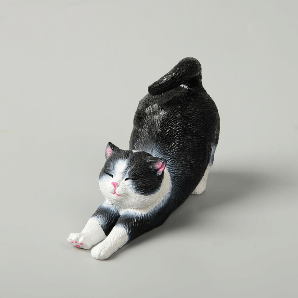 Home Decoration Cartoon Figurine Funny Cat Desktop Decoration New Animal Figurine  Home