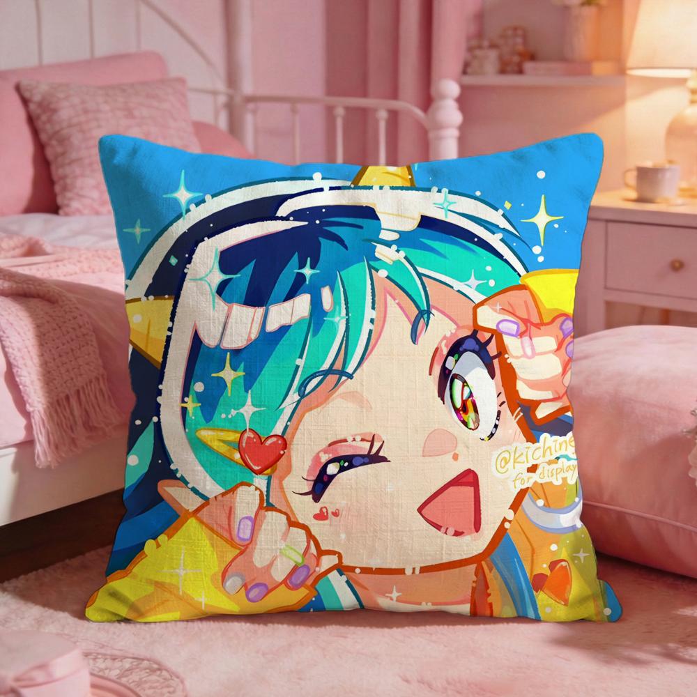Urusei YYatsuras Anime Hot Cushion Cover Premium Comfort Reversible Pillow Cove Two In One Design For Any Room Car Interior