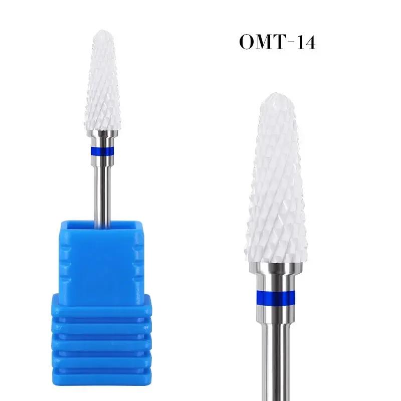Ceramic Nail Drill Bit-3/32 Nail Drill Bits for Acrylic Nails Professional Electric Nail Drill for Crystal Nails Extension