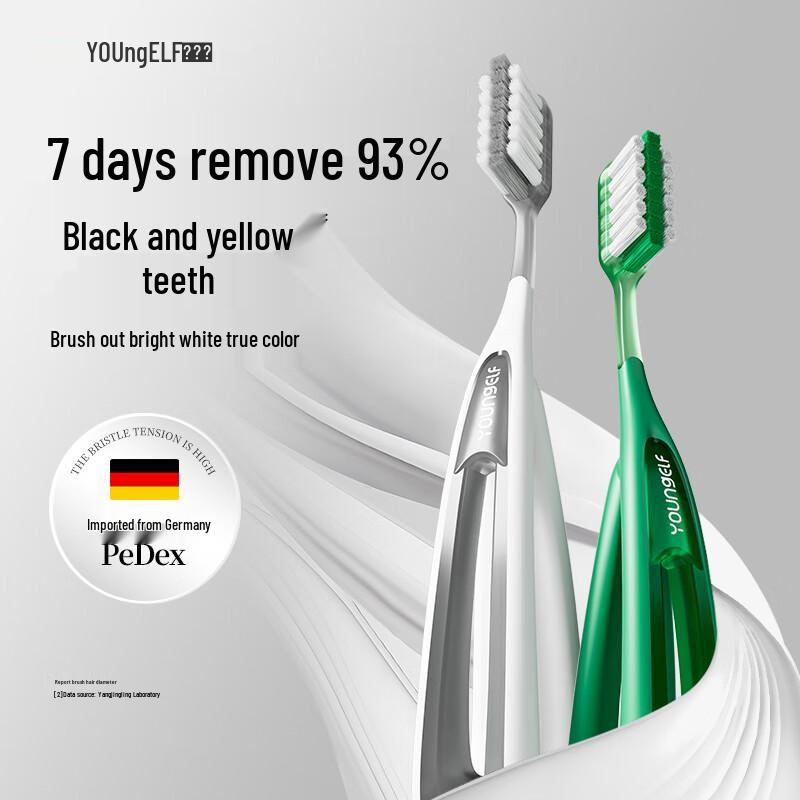 YANGJINGLING Long Wide-Head Toothbrush