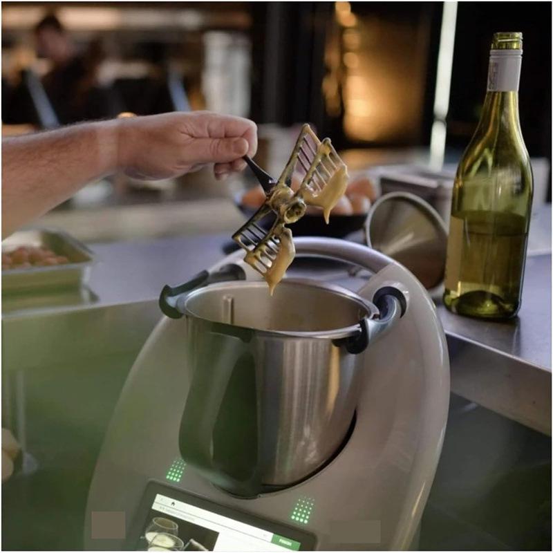 Schmetterlingsbesen & Schaber für Thermomix TM31, TM5, TM6 Küchenmaschinen