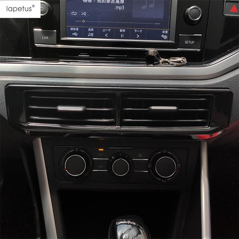 AC Air Shift Gear Panel Handle Bowl Head Light Lamp Window Lift Cover Trim Black Accessories For VW Volkswagen Polo  -