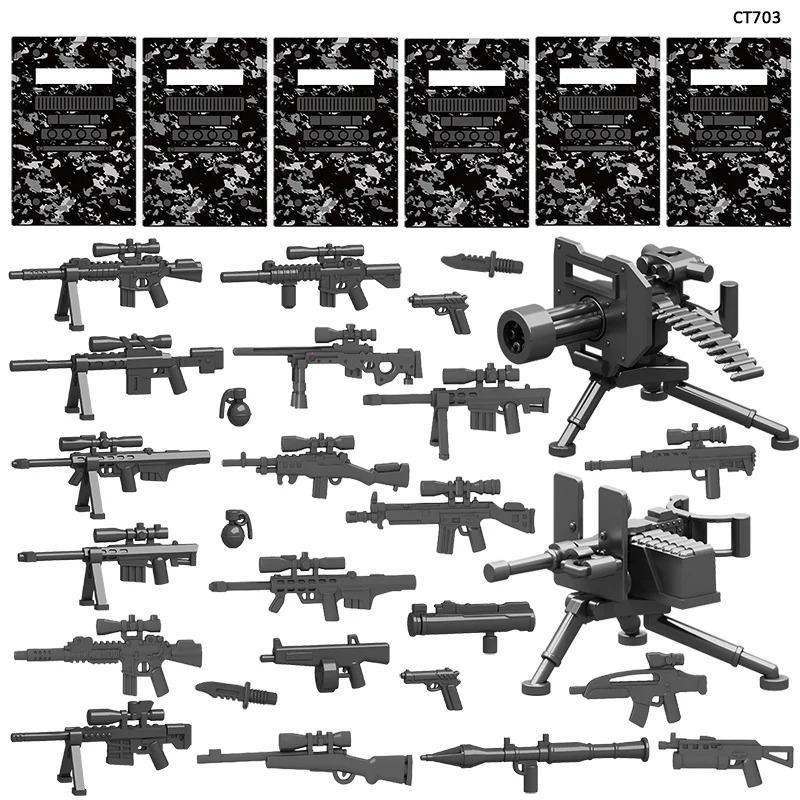 WWW2 Military Building Block 88mm Flak Gun Cannon  Weapons Figure Soldier Machine Gun Mecha Infantry Artillery Mortar Toys K053