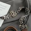 Leopard print woven portable small square bag women's messenger bag