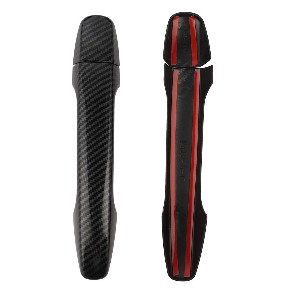 Carbon Fiber Style Door Handle Cover Trim for Subaru Legacy Levorg, Durable ABS Material, Protects the Door Handle, Easy To Install.