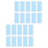 240pcs Hair Extension Tape Double Sided Extension Tapes Tabs Water Resistant Replacement Wig Tapes for Home Hair Salon 0.31x1.57in