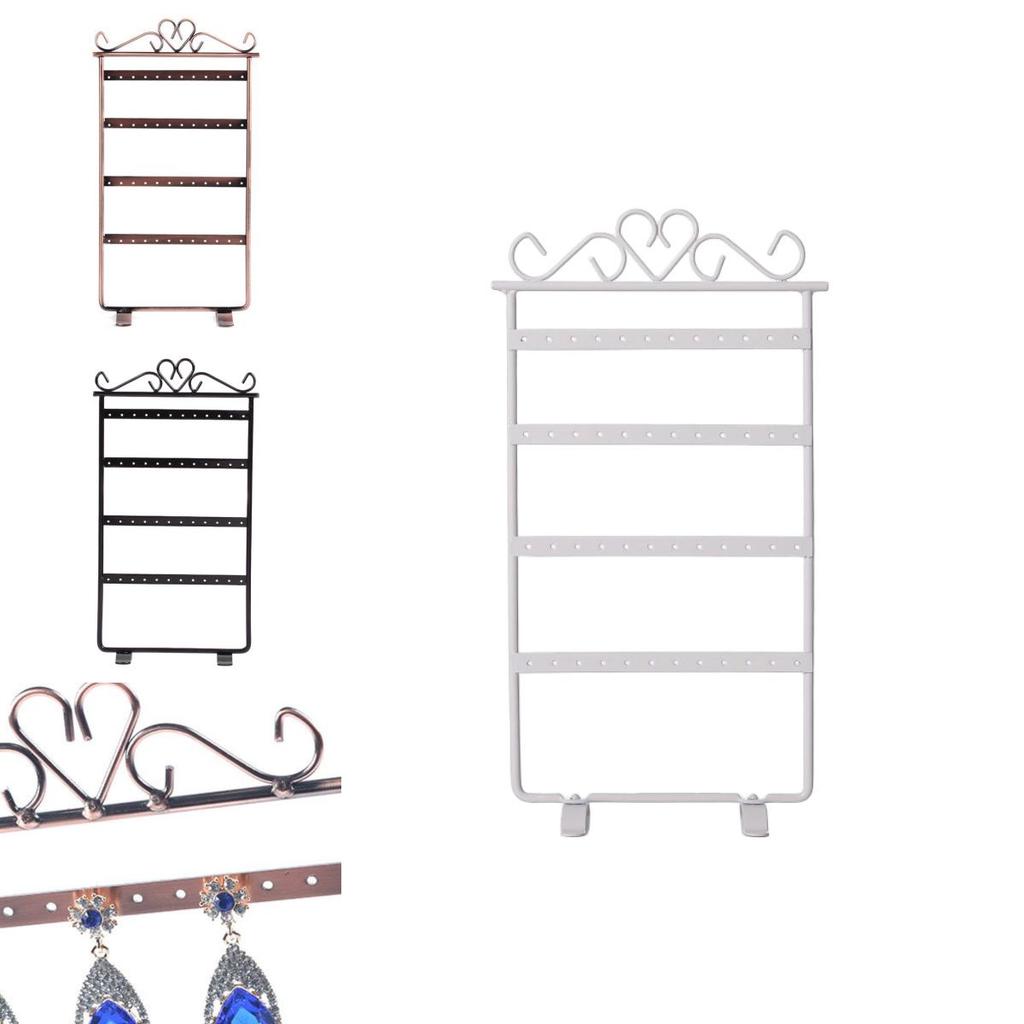 Long-lasting Iron Metal Earring Stand Rectangle Shape Perfect For Displaying Jewelry