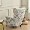 Stretch Wing Chair Cover Butterfly Pattern Spandex Armchair Covers Nordic Removable Relax Sofa Slipcover With Seat Cushion Cover