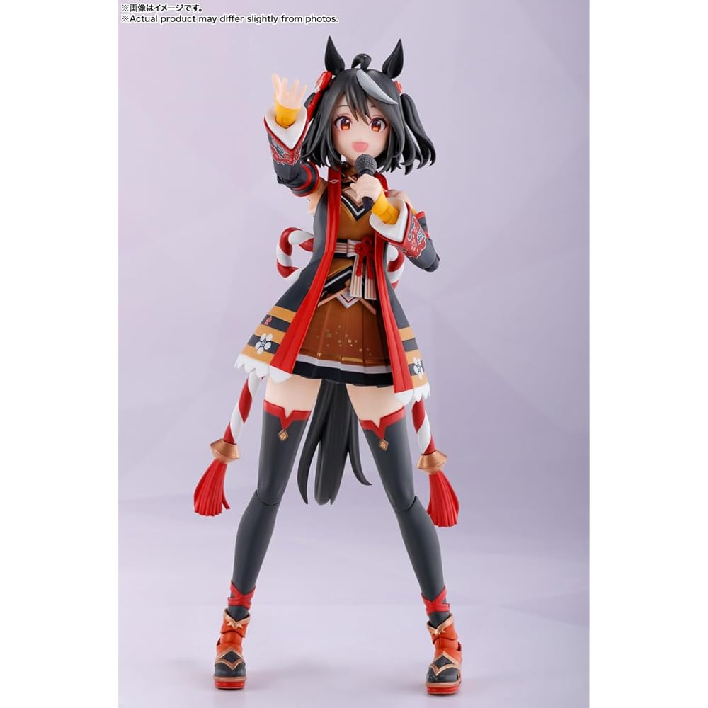 TAMASHII NATIONS S.H. Figuarts Uma Musume Pretty Derby Kitasan Black 140mm PVC ABS Painted Action Figure