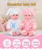 Sound-Activated Silicone Reborn Baby Doll - Soft, Smart Early Education Toy for Girls