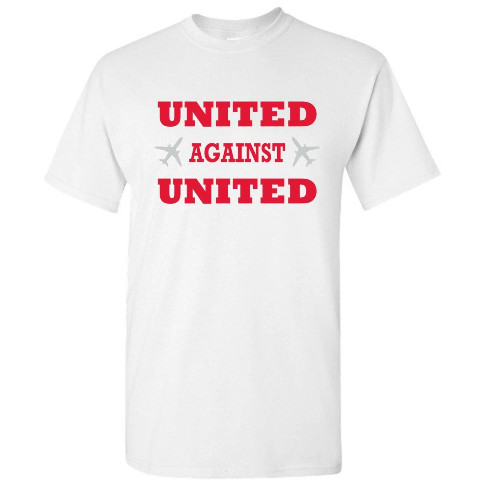 United Against United Re-Accommodate Airlines Resistance, Funny T Shirt S