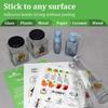MECOLOUR Clear Sticker Paper for Inkjet Printer -95% Transparent 8.5x11 Inch Vivid Colors, Tear Resistant -20 Sheets