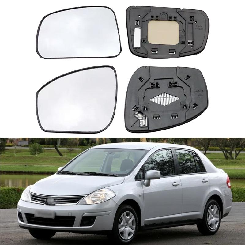 

Зеркало заднего вида с подогревом Замена для 06-12 Nissan Tiida Livina 06-09 Tiida/White mirror Non-heated Left