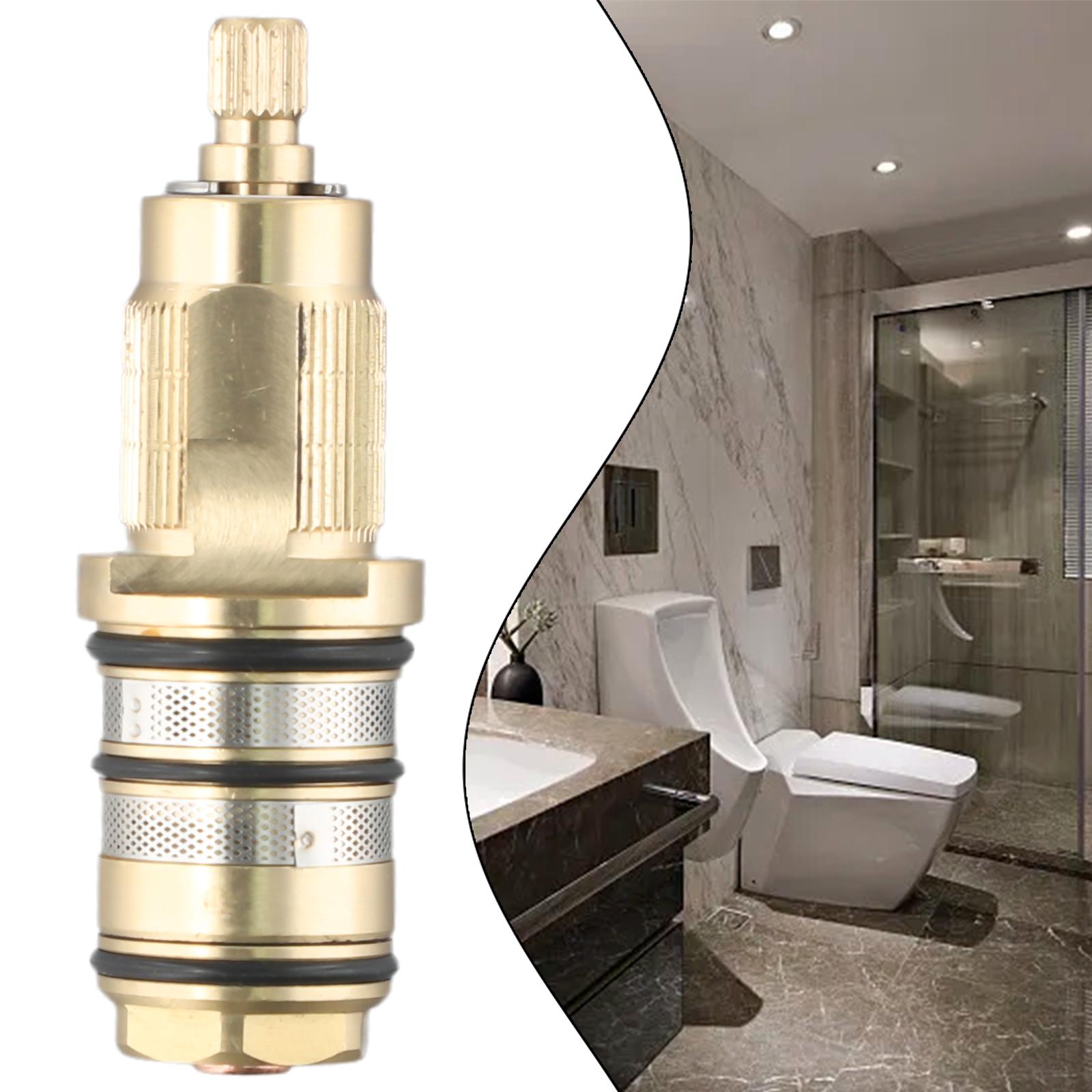 Faucet Spool Thermostatic Spool For Built-in Thermostats Brass Replacement Safety Override Knob Easy Installation China Mainland