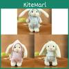 Cute Connectable Bunny Plush Toy With Flexible Joints For Bag Decor