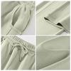 Warrior Casual Straight-Leg Cotton Pants