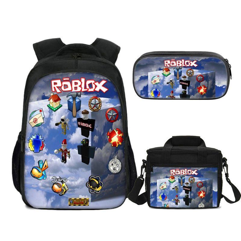 Roblox Backpack Set 3 Pieces For Travel Sports And More