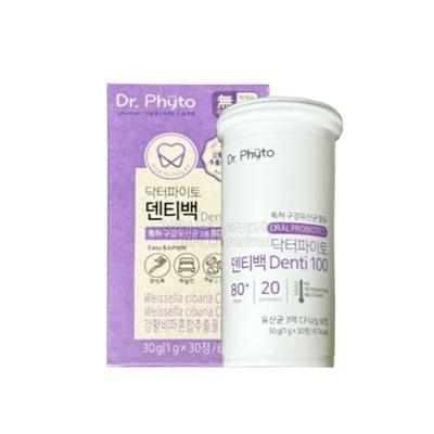 Dr. Phyto's Patented Oral Lactic Acid Bacteria CMU Dentibag 1 Box, 30 Tablets, 1 Unit
