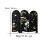 Folding Screen Desktop Wooden Partition Small Decorative Panel Traditional Chinese Art for Housewarming