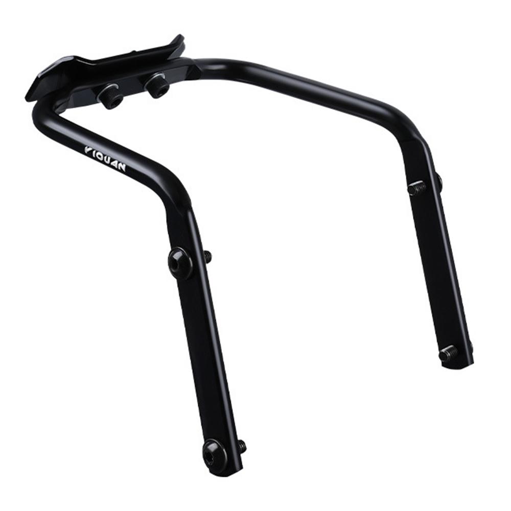 

YIQUAN 08DC0007 Bicycle Saddle Tail Bag Stabilizer Bracket Dual Water Bottle Holder Mount Rack A