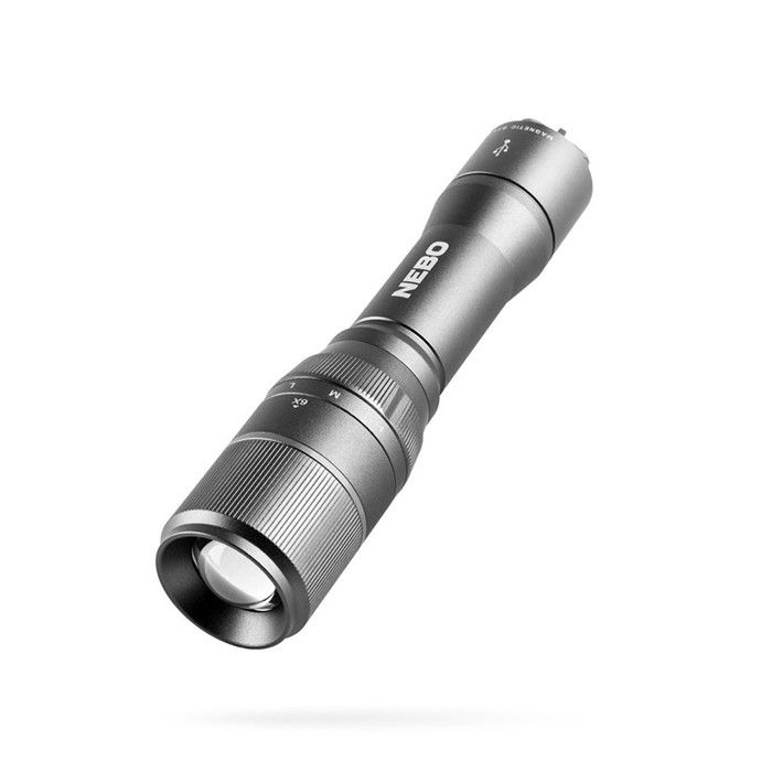 Lampe Torche - NEBO - DAVINCI™ 1000 - 1000LM - Rechargeable - Résistant À L'eau - Zoom 6x