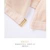 Summer Solid Color Front Button Triangle Bra Cotton Feel No Underwire Bra Breathable Back Women's Bra