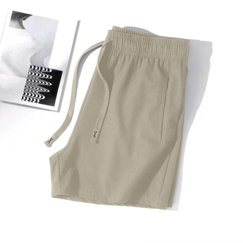 Shorts de plage décontractés d'été pour femmes, amples, respirants, haute élasticité, soie glacée, séchage rapide