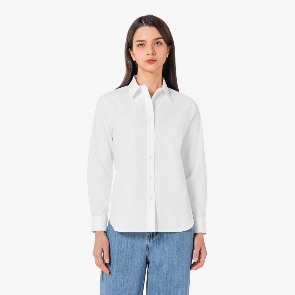 [Lacoste] Women's Poplin Solid Shirt CF694E-56G001