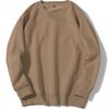 Moletom Hip Hop Unissex Gola Redonda Cor Sólida para Outono/Inverno