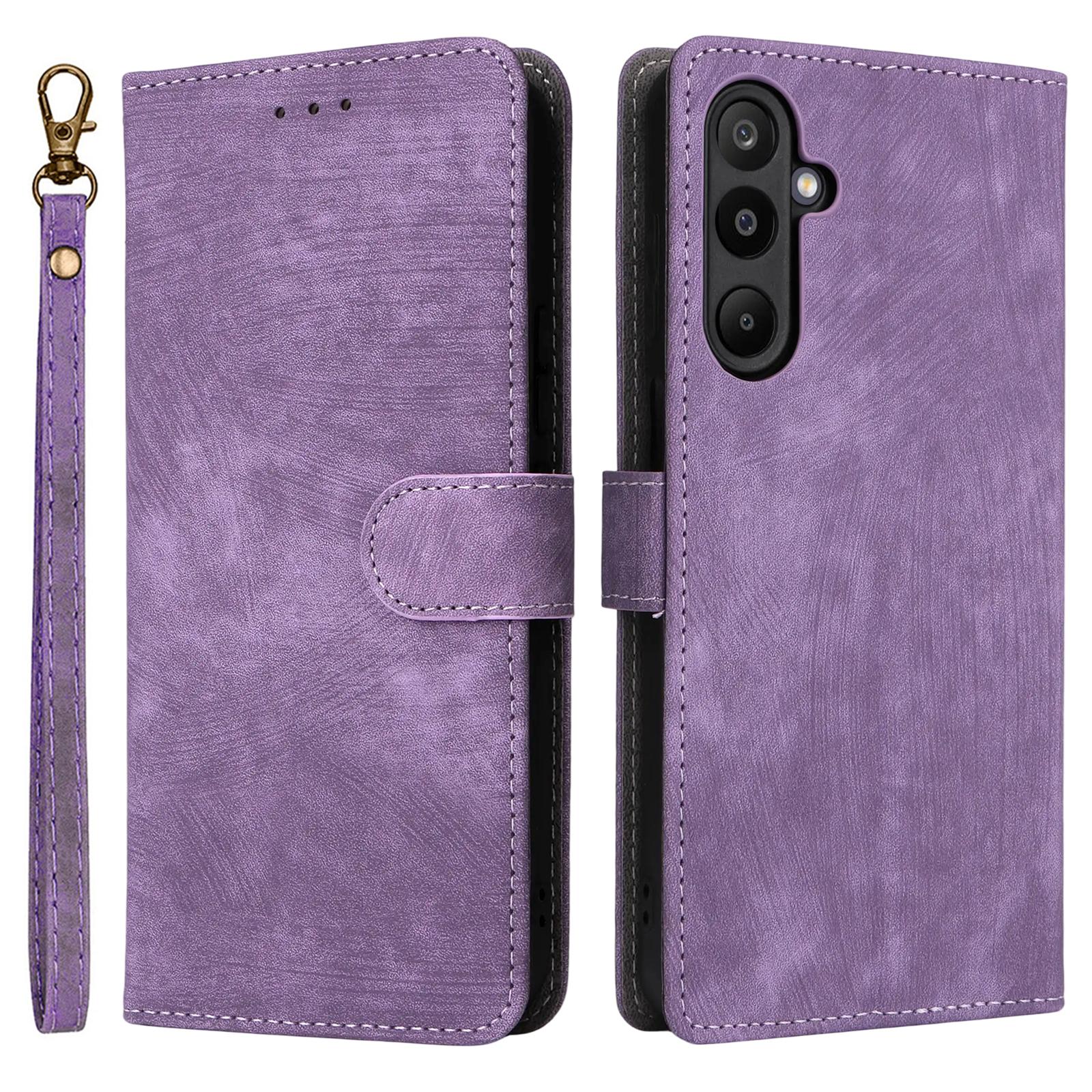

For Samsung Galaxy M16 5G/F16 5G Case Wallet RFID Blocking PU Leather Cover Stand with Strap E