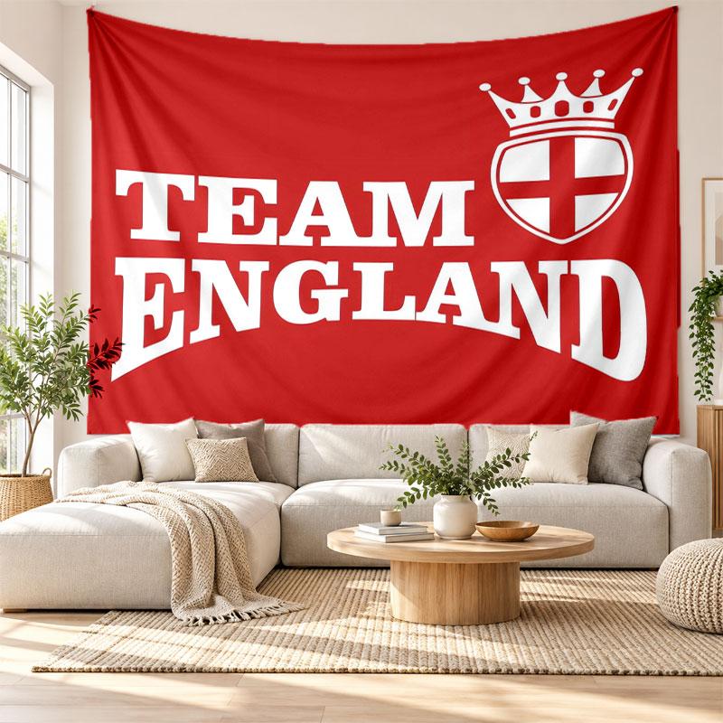 England National Football Team Wall Tapestry, Soft Fabric Wall Hanging, Decorative Backdrop For Bedroom Home Wall Art
