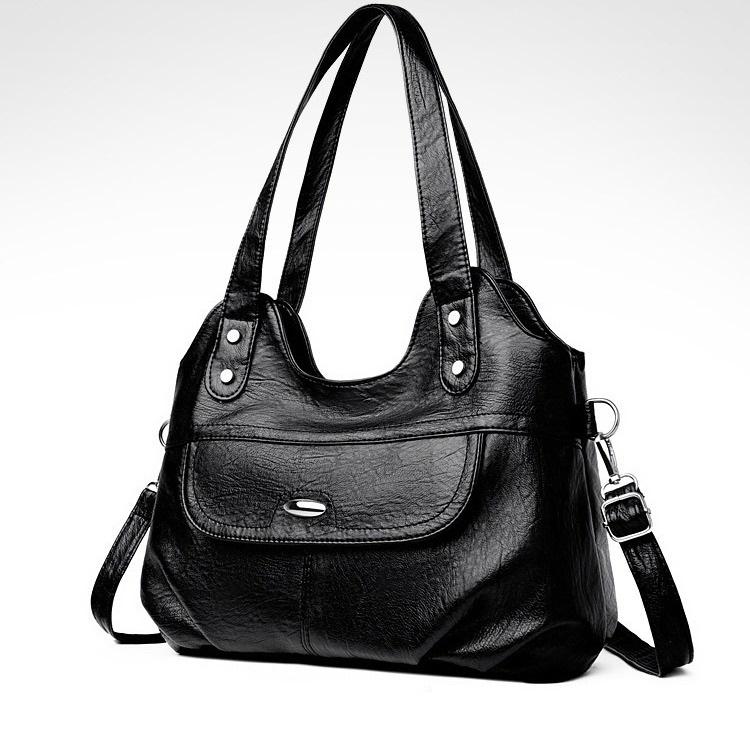 Faux Fur Handbags Large Capacity Soft Leather Handbags for Ladies
