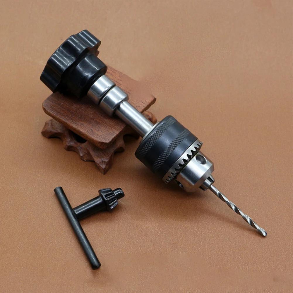 Handheld Drilling Chuck Tool with Non Slip Chuck and For Precision Design for Woodworking and DIY Applications