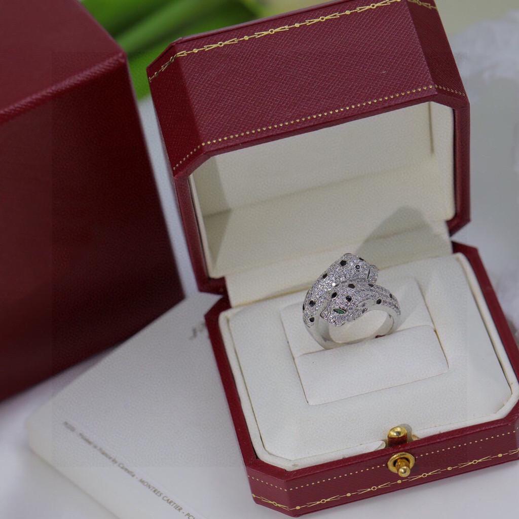 Double Leopard Opening Diamond Ring, Two Tone Anti Allergic Material, Birthday Gift, Free Shipping, Daily Outfit, Sweet and Romantic