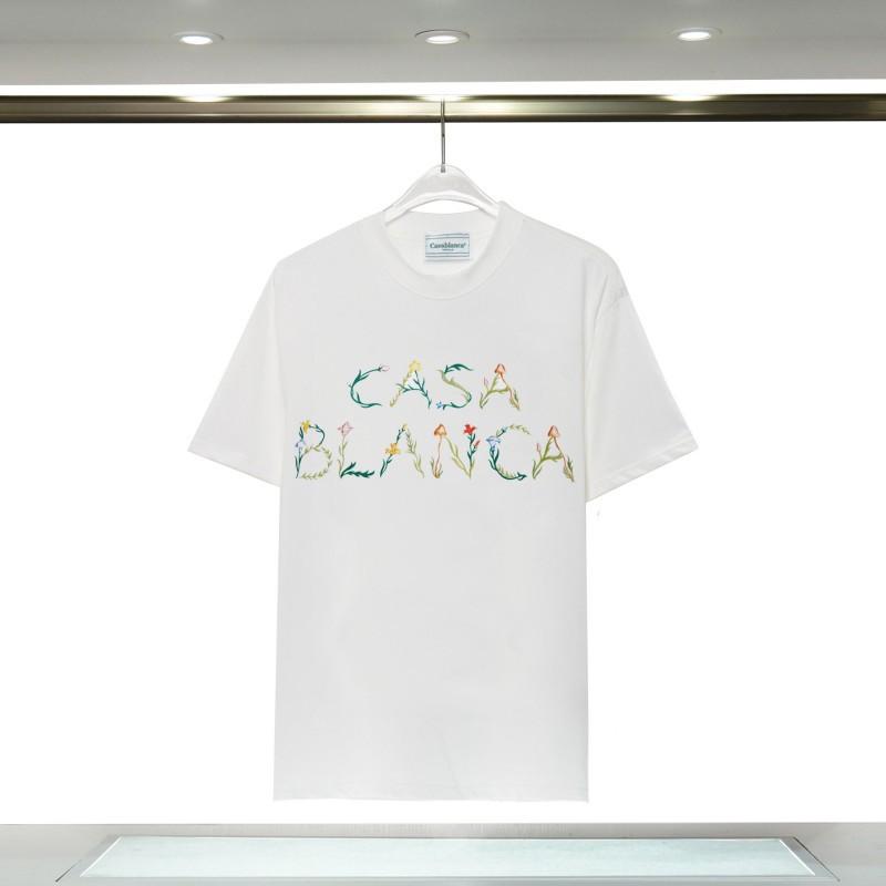 Casablanca 23 Frühling und Sommer Neuheit Fantasie Tor Sternenhimmel Schloss Casa Buchstaben Logo Kurzarm Partner T-Shirt