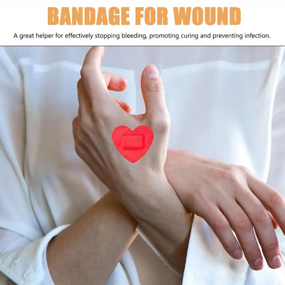 10/20 Stück Hydrokolloid Herzförmige Pflaster Herzförmige Selbstklebende Rote Pflaster Wundversorgung Stoffpflaster Für Kinder Erwachsene