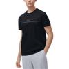 FILA T Shirts Men's Jet Black Crew Neck Moderate Straight Fit F11M317106F-BK