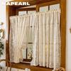 1 buc Cortină transparentă stil rococo francez Cortină dantelată stil pastoral Cortină jumătate pentru ușă pentru sufragerie bucătărie dulap fereastră decor pentru casă