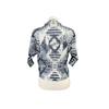 LA VITA JUNKO 7 8 Sleeve Diamond Geometric Print Mesh Jumper  Ltsjp28p 