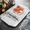 ZISIZ Melamine Rectangular Serving Tray