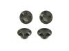 POSH 001822-11 Motorcycle Equipment Cap Bolt Cover NASA Type M6 Titanium General Purpose
