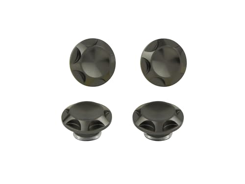 

POSH 001822-11 Motorcycle Equipment Cap Bolt Cover NASA Type M6 Titanium General Purpose M6